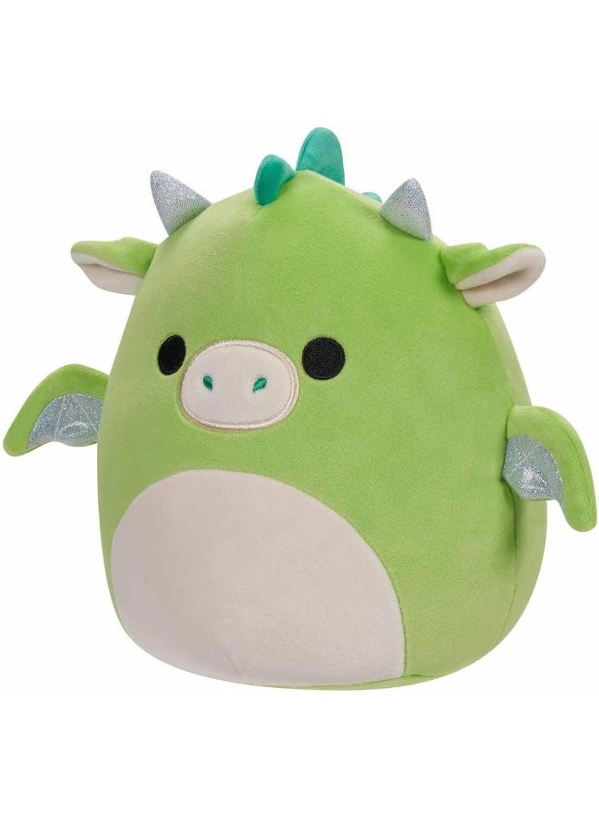 Squishmallows Desmund Green Dragon Little Plush Toy, 7.5-Inch Size - Image 2