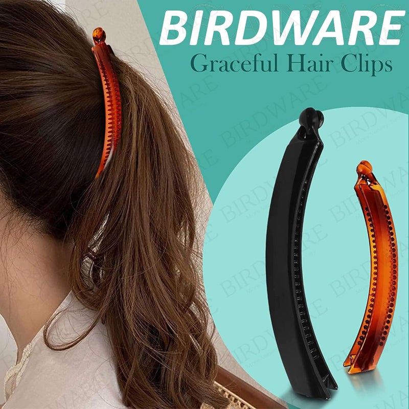 BIRDWARE 4 Pcs Banana Clips For Big Size Hair Accessories Banana Clips For Hair - Image 4
