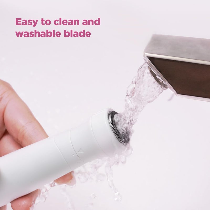 PEESAFE مقص فُر للنساء قابل لإعادة الشحن متعدد الاستخدامات للحواجب، الإبطين، الساقين وخط البيكيني | مقاوم للماء و45 دقيقة من وقت التشغيل | سهل الاستخدام | ناعم وملمس سلس على جميع أنواع البشرة (ضمان سنة واحدة) - Image 3