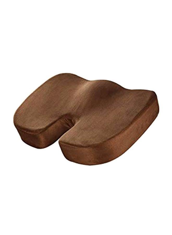 Trend Memory Foam Gel Seat Cushion Polyester Brown 44x34x7cm