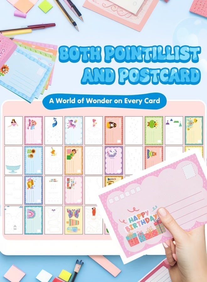 tangs Rainbow Scratch Paper Art & Craft Kit for Kids - 20 Magic Reveal DIY Postcards, Creative Gift for Girls and Boys Ages 5-12 (Non-Toxic) - Image 4