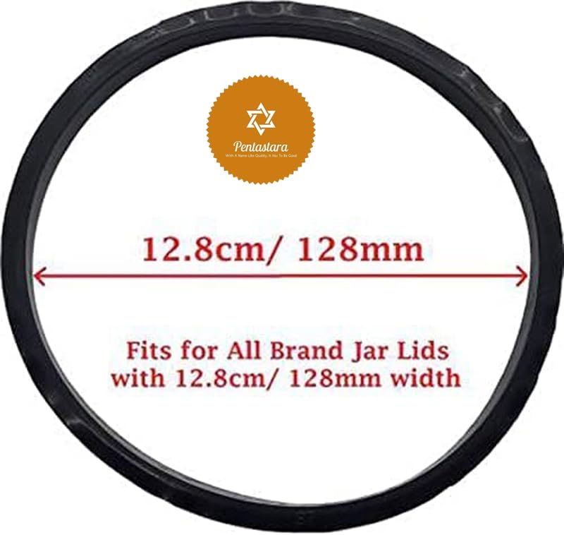 PENTASTARA®-Preethii-Mixer Grinder- Jar gaskets/Ring- (Sales Package Contains 1Unit Small(8.5cm) Gasket, 1Unit Medium(11cm) Gasket, 1Unit Big(12.8cm) Gasket-(Material-Rubber) - Image 4