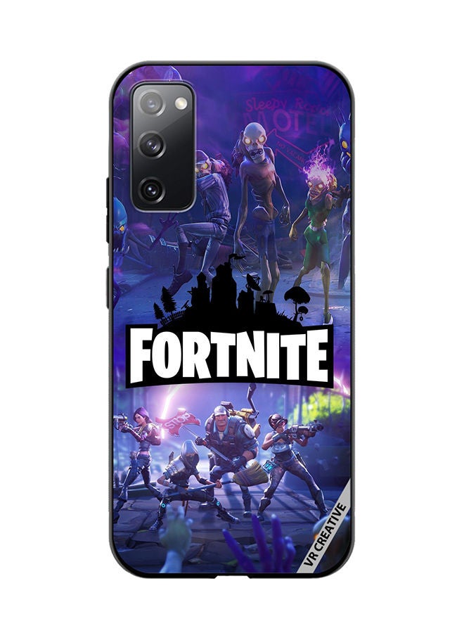 VR CREATIVE Protective Case Cover For Samsung Galaxy S20 FE 5G Fortnite Design Multicolour - Image 1