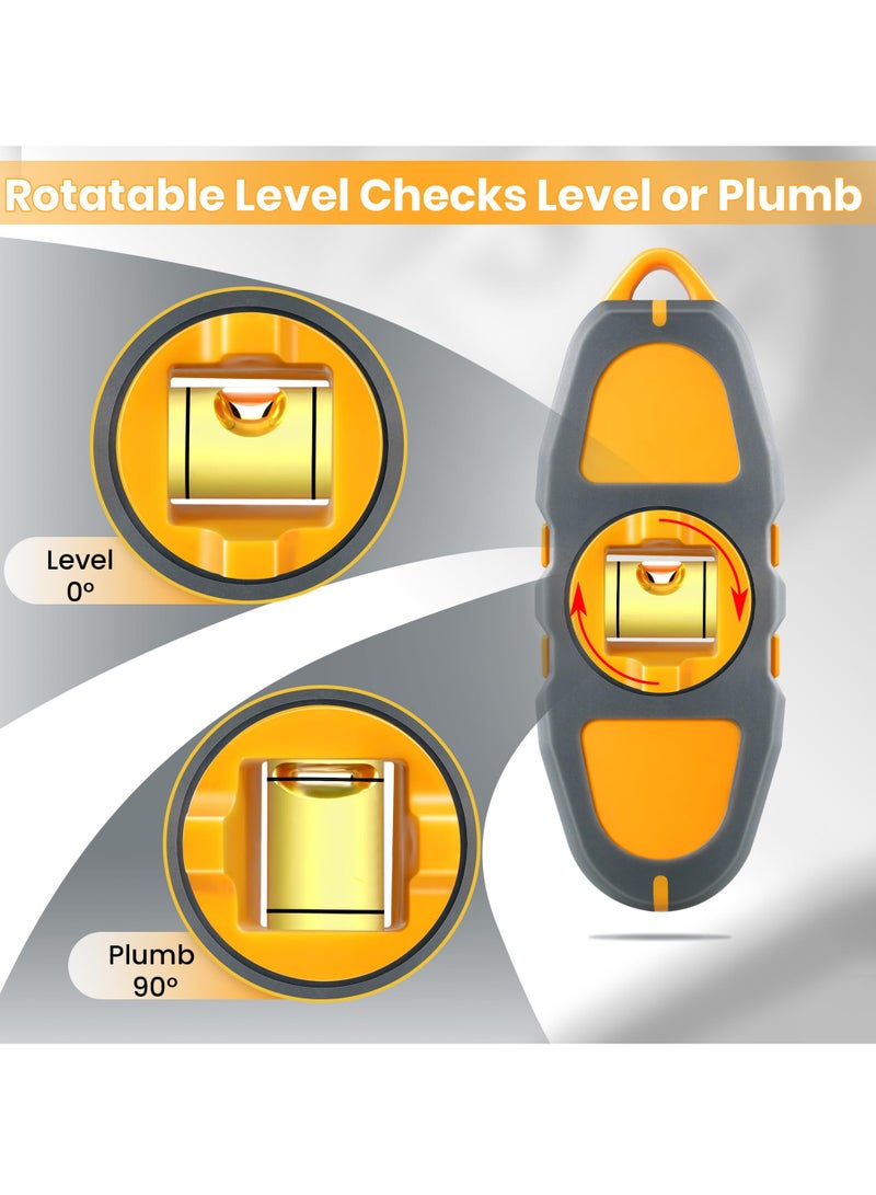 Magnetic Stud Finder for Walls, Portable Scanner for Drywall and Nails, Easy to Use Level Detector Tool