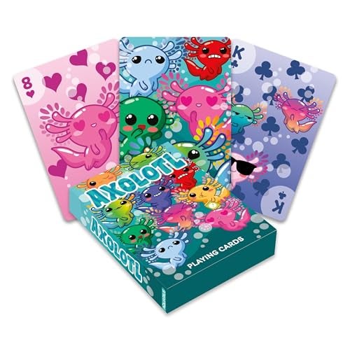 Aquarius Axolotl Playing Cards Axolotl Themed Deck of Cards for Your Favorite Card Games Officially Licensed Axolotl Merchandise Collectibles - Image 1