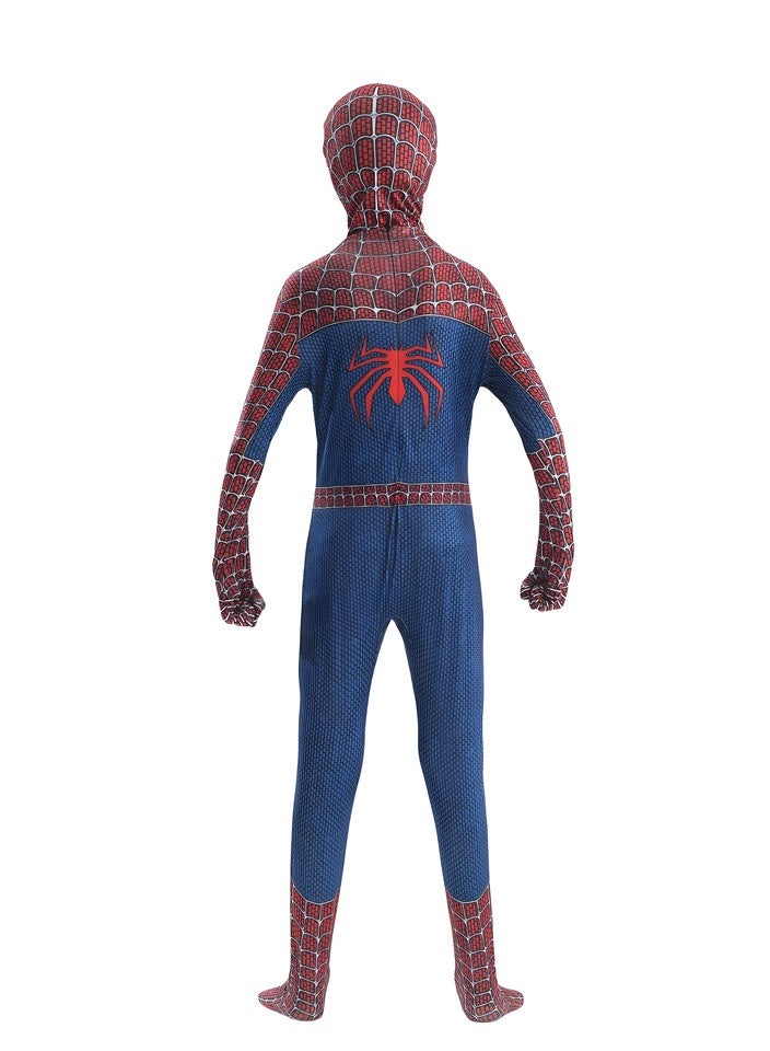 Loquat Halloween Cosplay Costume Bodysuit Spiderman 3D Style Zentai Suits Stretch Jumpsuits For Kids and Adults - Image 2