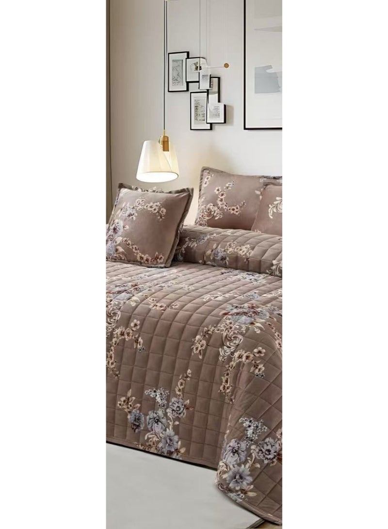 MingLi A compressed, printed, single and a half  Comforter Set consisting of 4 pieces of soft velvet, size 170*220 - Image 3