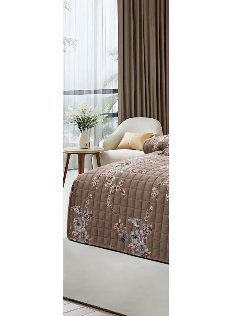 MingLi A compressed, printed, single and a half  Comforter Set consisting of 4 pieces of soft velvet, size 170*220 - Image 2