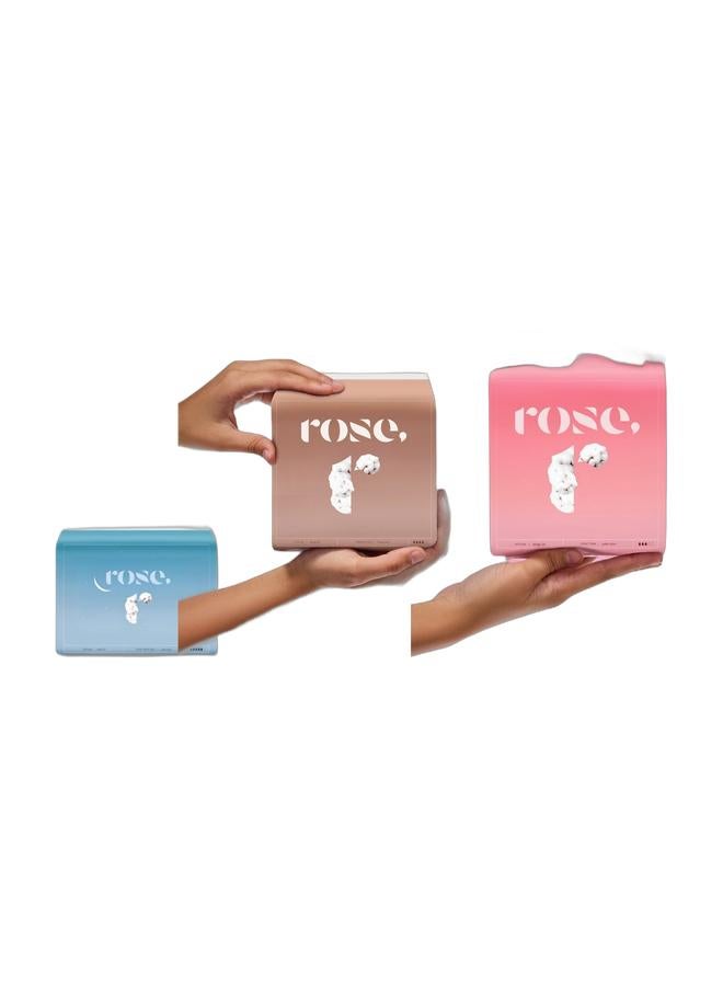 Rose set - Organic menstrual pads - Image 2
