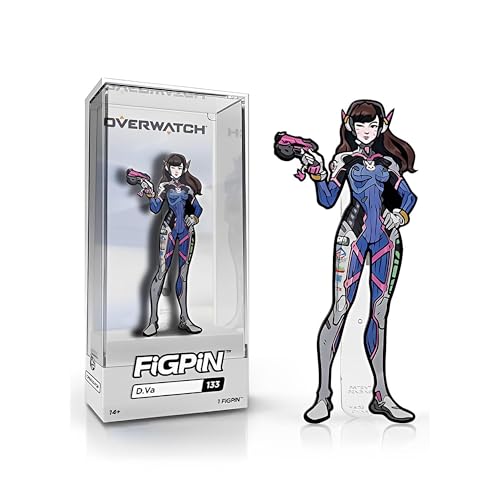FiGPiN Overwatch DVa Collectible Pin with Premium Display Case - Image 1
