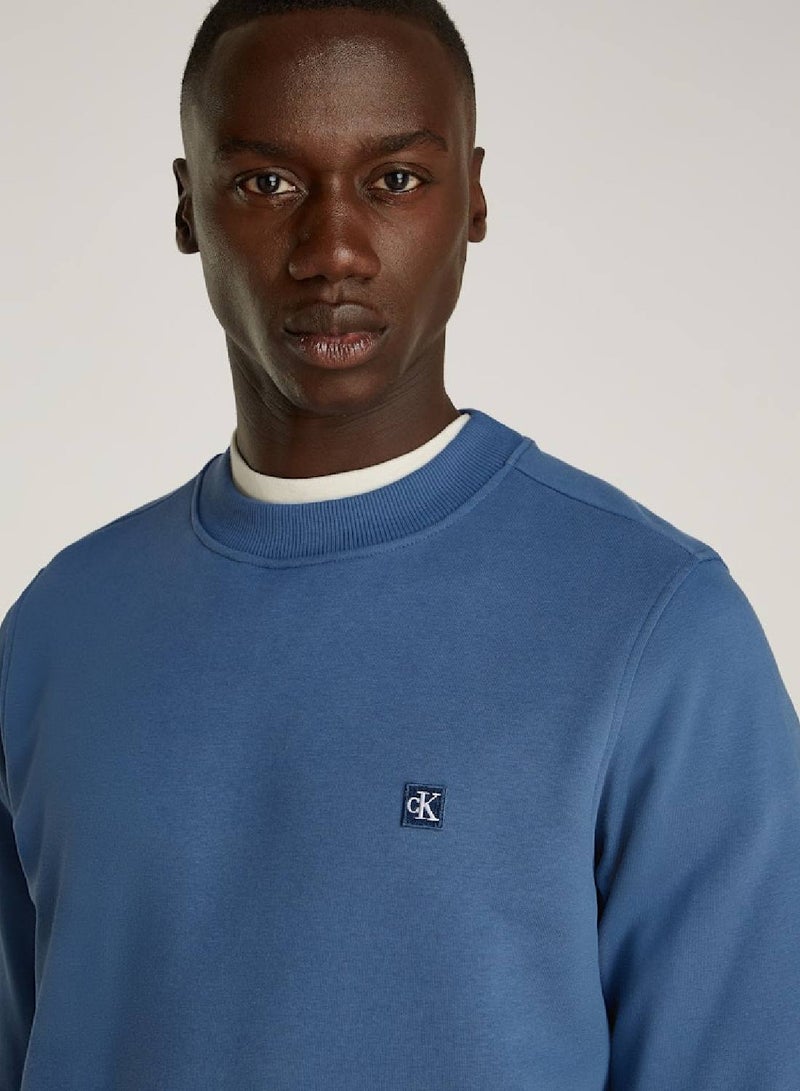 Calvin Klein Jeans Terry Badge Logo Sweatshirt - Image 4