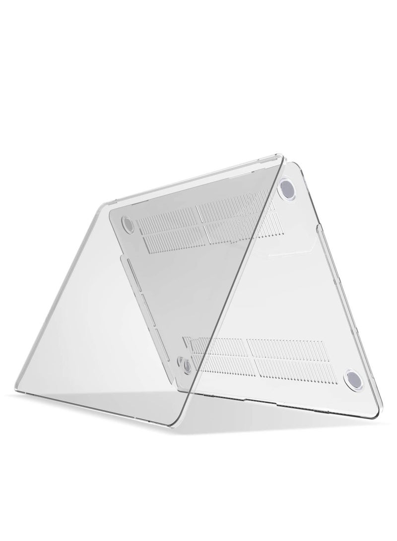 Older Version Case Smooth Hard Shell Slim Protective Case Compatible with MacBook Pro 13 Inch 2015-2012 Release Model A1502 A1425 w/Retina Display Rubberized Bottom Cover (Cystal Clear) - Image 1