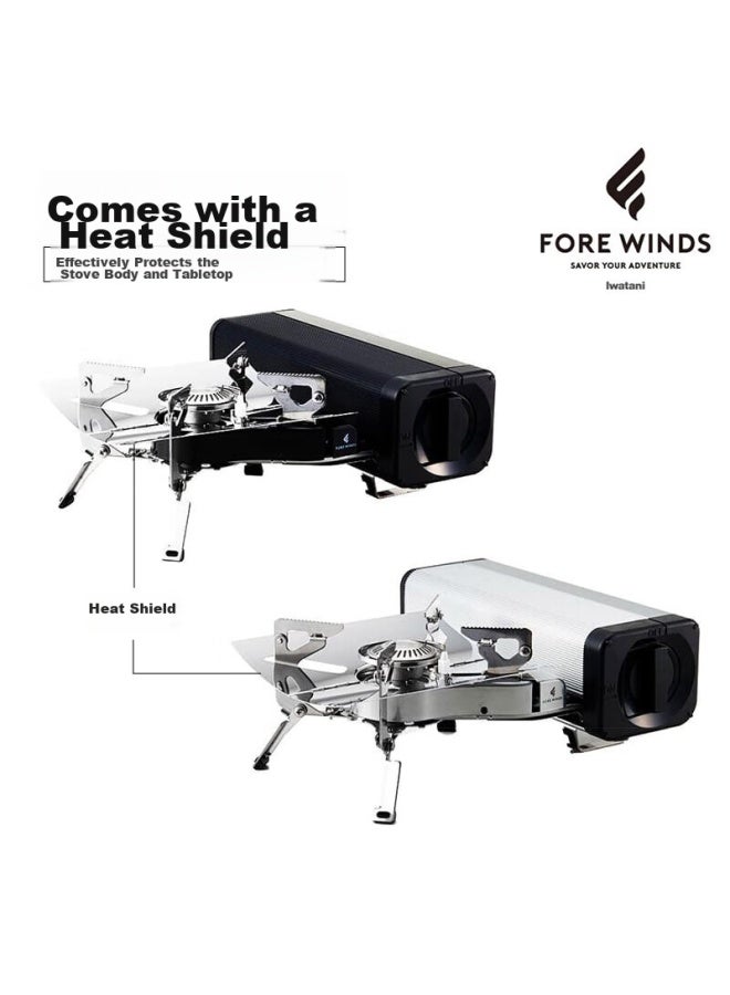 Iwatani Iwatani Imported Outdoor Folding Stove, Portable Storage Integrated Camping Canister Stove, 2.2kw High Power, Fw-fs01 - Image 2