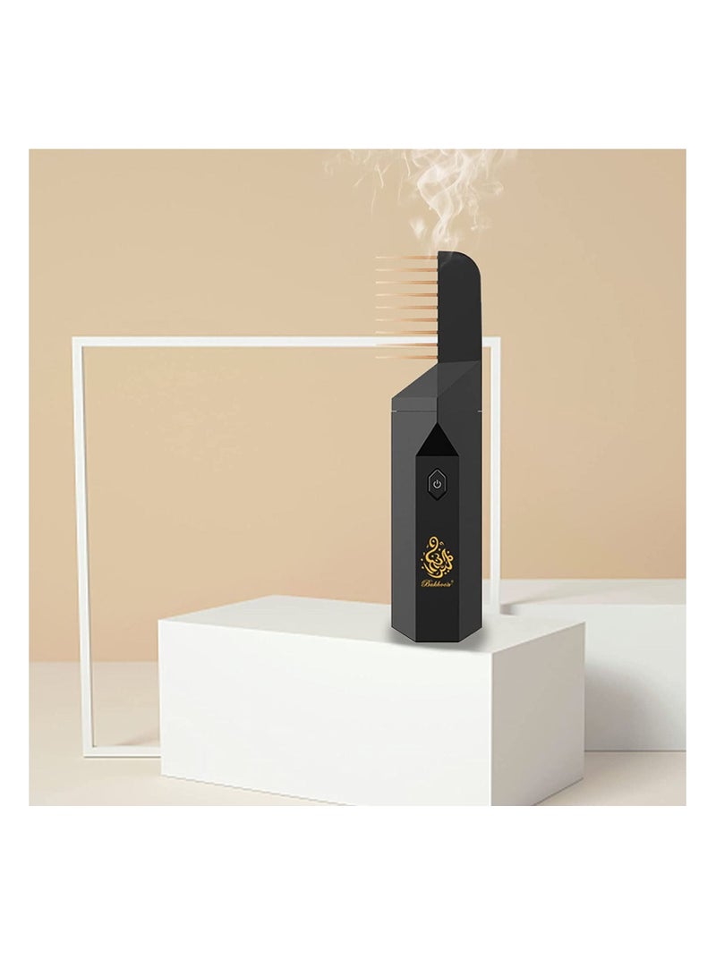 Electric Comb Bukhoor B26 Incense Burner - USB Rechargeable Portable Arabic Aroma Diffuser, Mini Electric Oud Burner, Quick-Heating Fragrance Dispenser for Home, Office, and Travel - Image 5