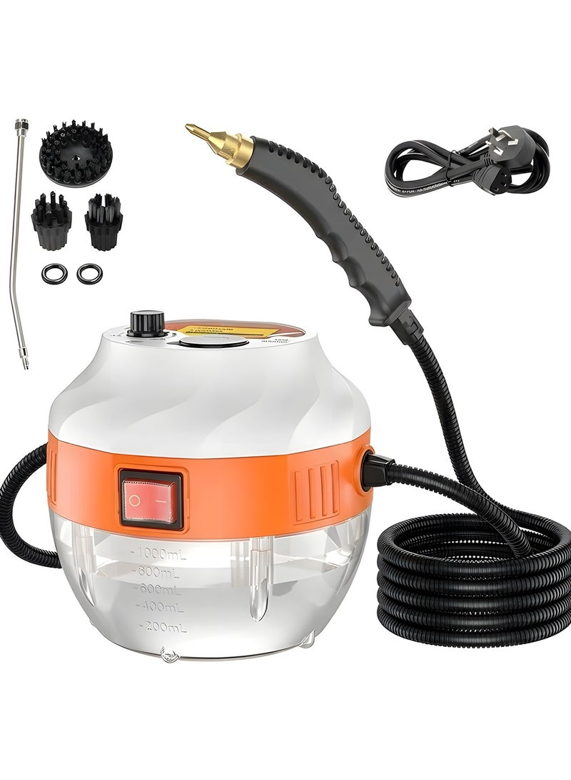 Beauenty Steam Cleaner,3800W Handheld Temperature Pressurized Steam Cleaner with 3 Brush Heads,Portable Steam Cleaners with 6-gears Adjustable for Kitchen, Bathroom,Carpet,Car,Furniture,and Tile - Image 1