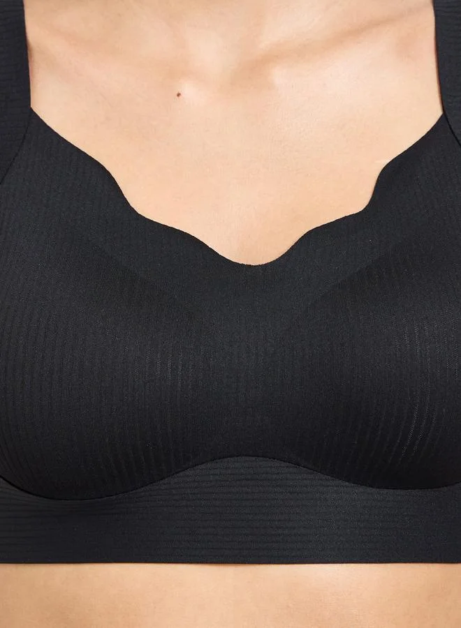 Take Two  Solid Padded Non Wired T-Shirt Bra And Briefs Lingerie Set for Women | Best Price UAE