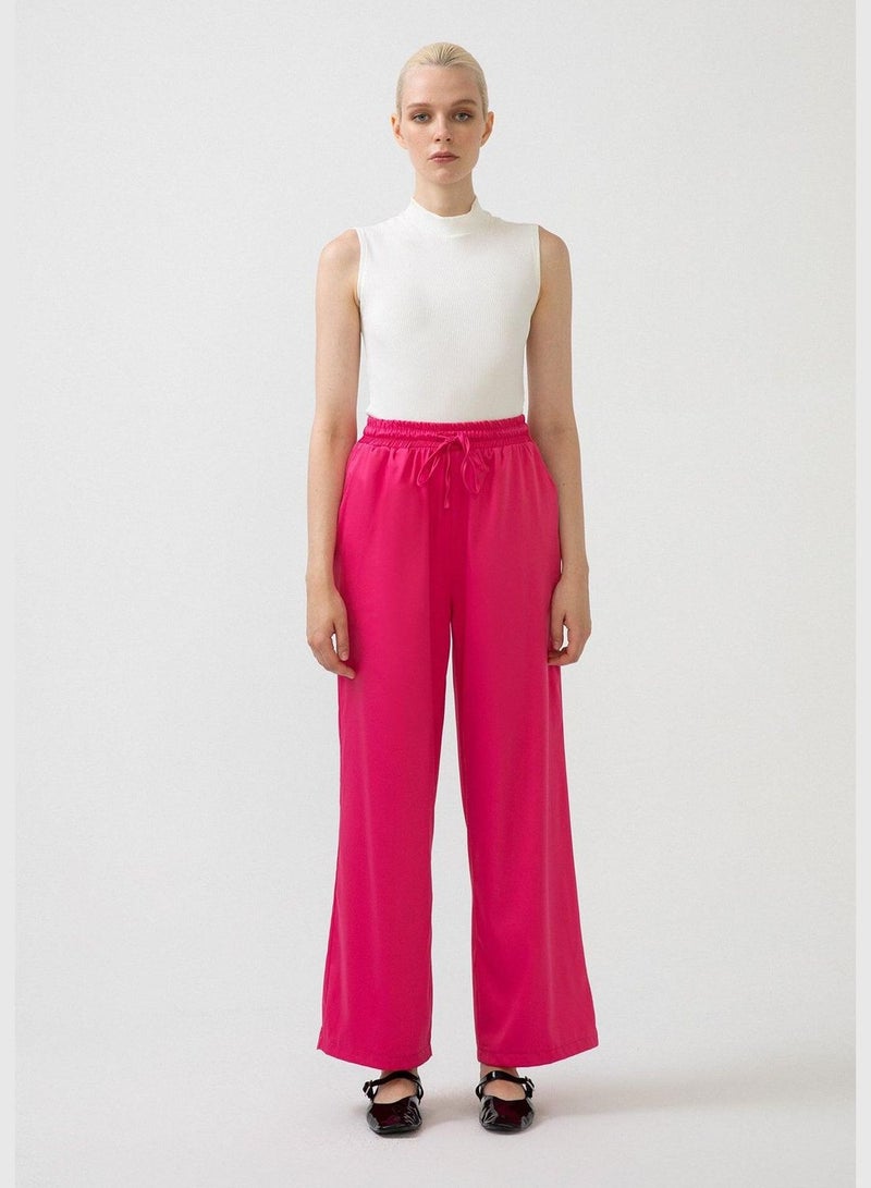 Touche WIDE LEG SATIN TROUSERS - Image 1
