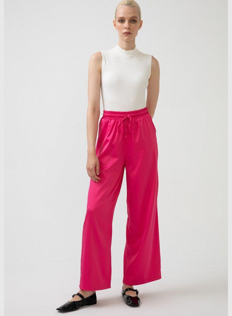 Touche WIDE LEG SATIN TROUSERS - Image 2