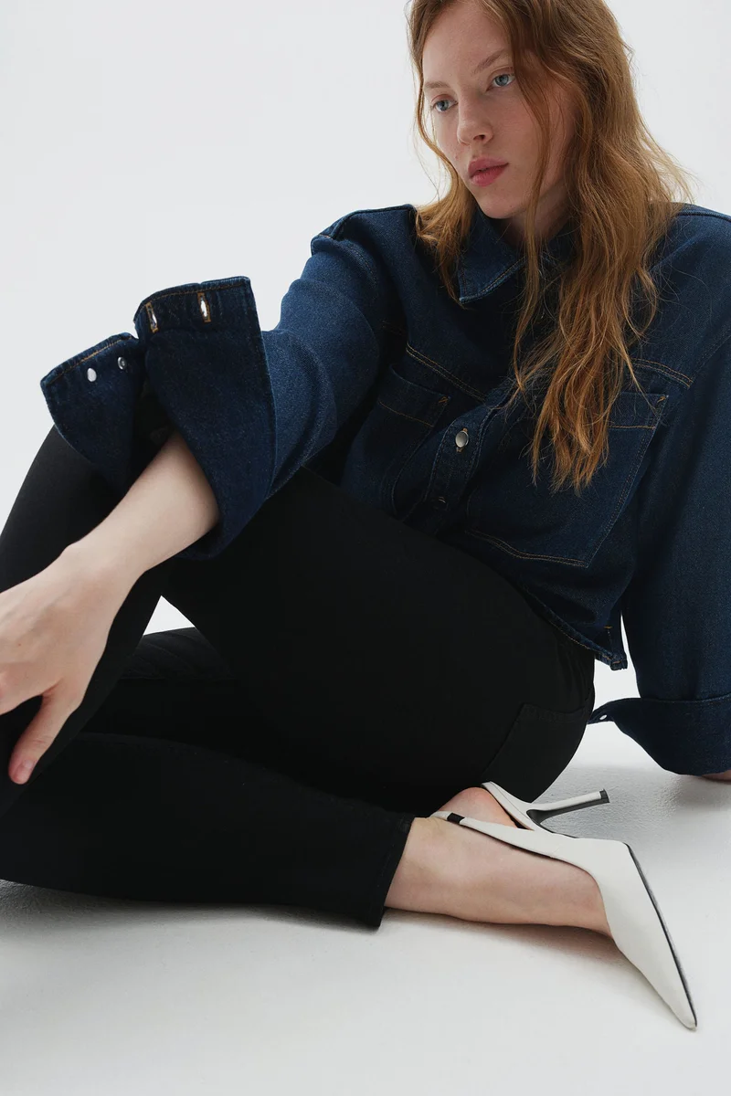 H&M Curvy Fit Ultra High Ankle Jeggings