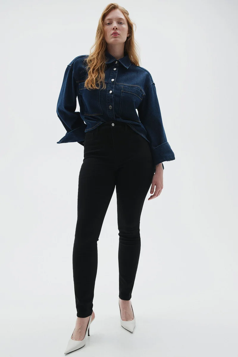 H&M Curvy Fit Ultra High Ankle Jeggings