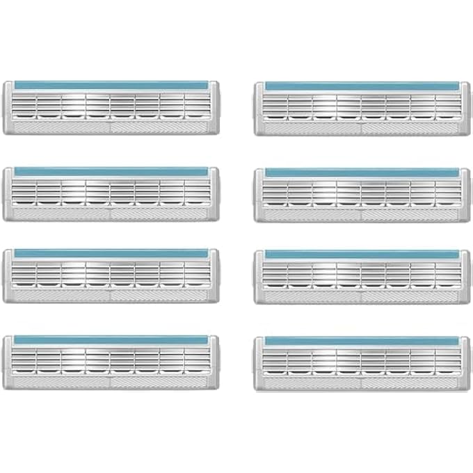 Wilkinson Sword Quattro Titanium Sensitive Razor Blades  Pack of 8 Blades - Image 3