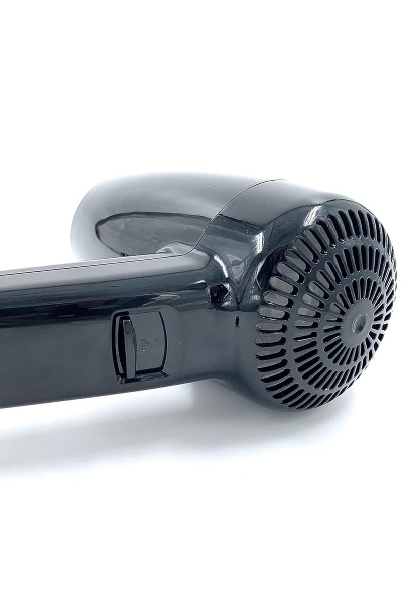 APEX "1300W Wall-Mounted Hair Dryer – For Use in Bathrooms and Hotels, Black" - Image 3