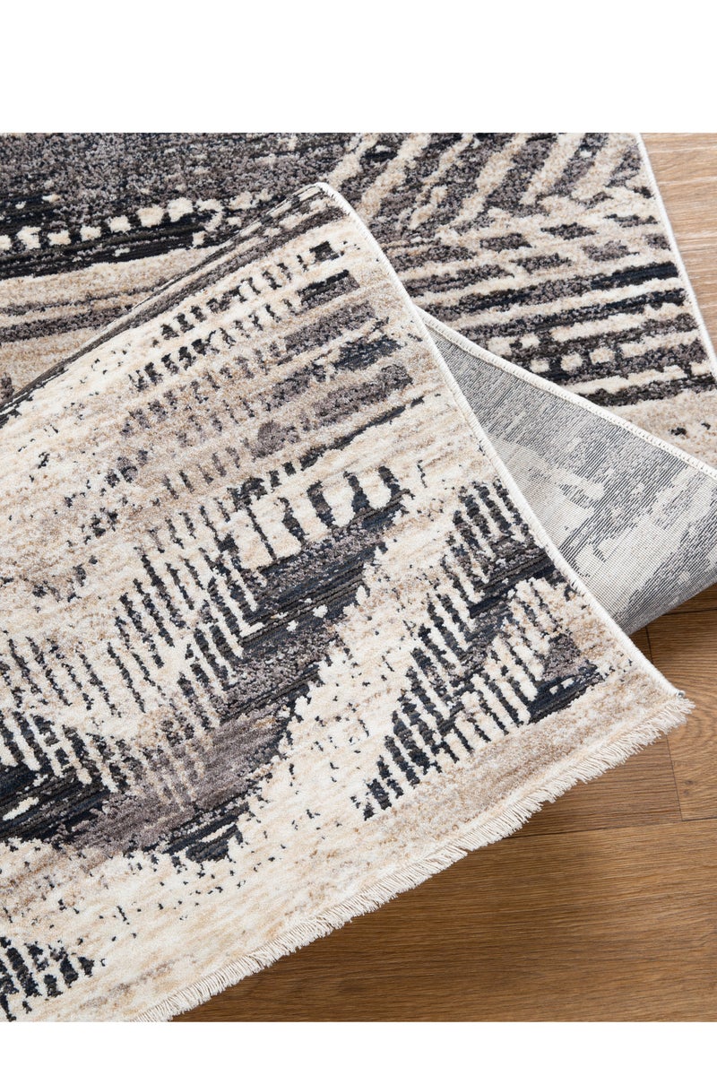 لوفت سجادة كريسنت، سجادة غرفة معيشة عصرية، سجادات أرضية ناعمة، وسائد سجاد، سجادة أريكة مانعة للانزلاق، سجادة غرفة معيشة قابلة للغسل، مقاس 230X310CMS، متعدد الألوان -1601/RD9-D - Image 2