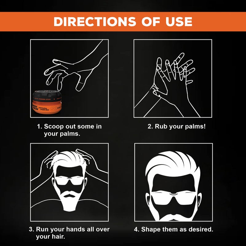 Nishman Hair Styling Spider Wax S1 150 ml - Image 5