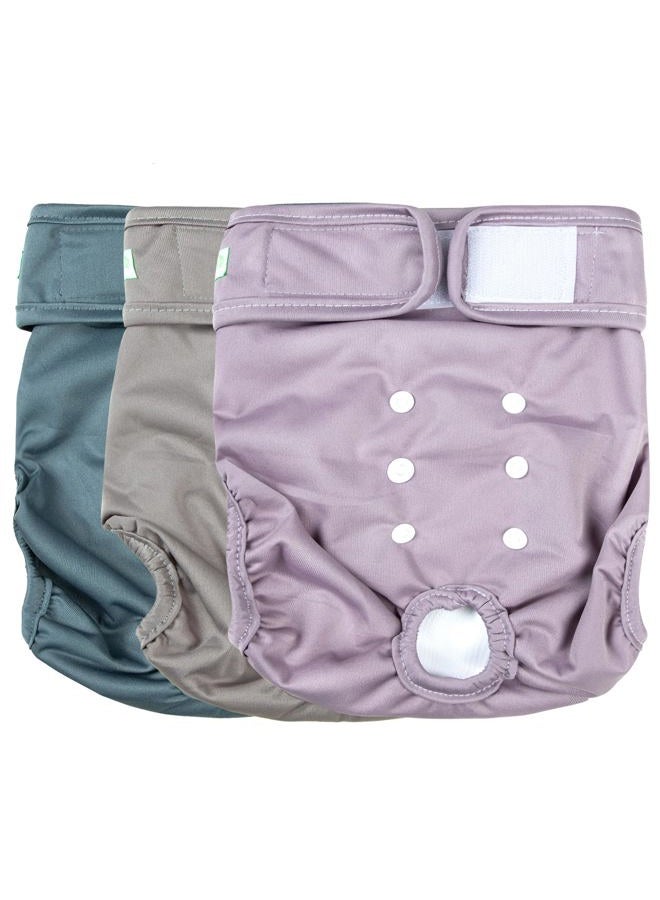 Wegreeco Washable Reusable Premium Dog Diapers,Pack of 3,Small Dog Puppy & Doggy Diapers Female,Dog Period Panties Diapers Female in Heat Small - Image 1