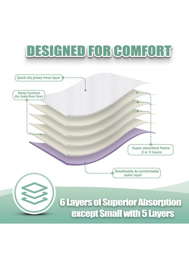 Wegreeco Washable Reusable Premium Dog Diapers,Pack of 3,Small Dog Puppy & Doggy Diapers Female,Dog Period Panties Diapers Female in Heat Small - Image 3