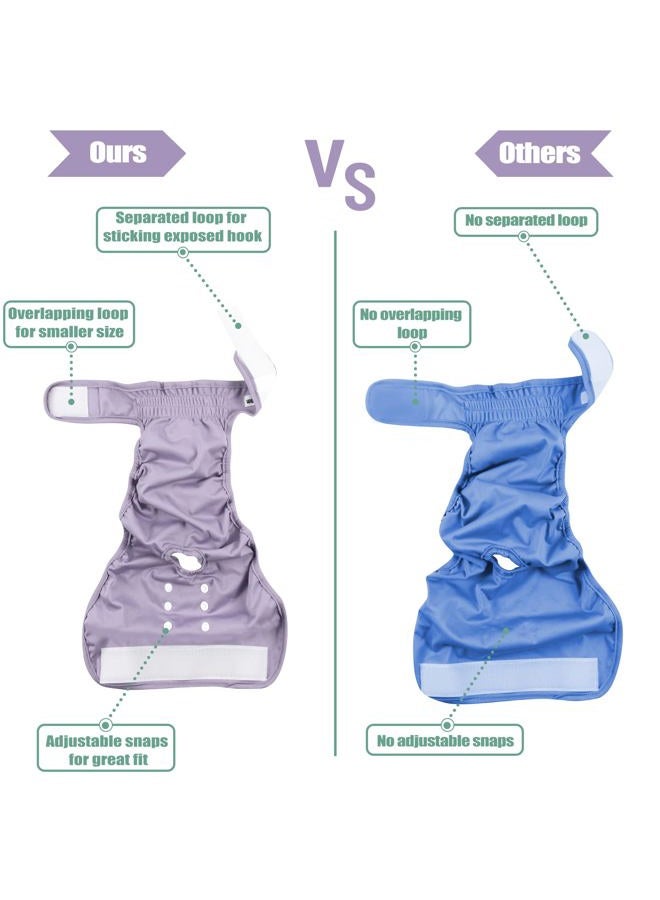 Wegreeco Washable Reusable Premium Dog Diapers,Pack of 3,Small Dog Puppy & Doggy Diapers Female,Dog Period Panties Diapers Female in Heat Small - Image 4