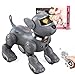PRANITE Robot Dog Remote Control Programmable Smart Toy with Touch and Music Interaction Follow Mode Interactive Puppy Gift for Kids Gray - Image 2