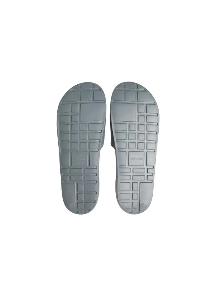 CALVIN KLEIN  Essential Monogram Canvas Slide Sandals for Men | Best Price UAE