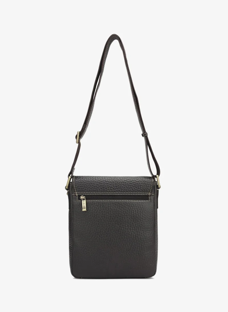 Da Milano  Bub Leather Men Sling - Brown for Men | Best Price UAE