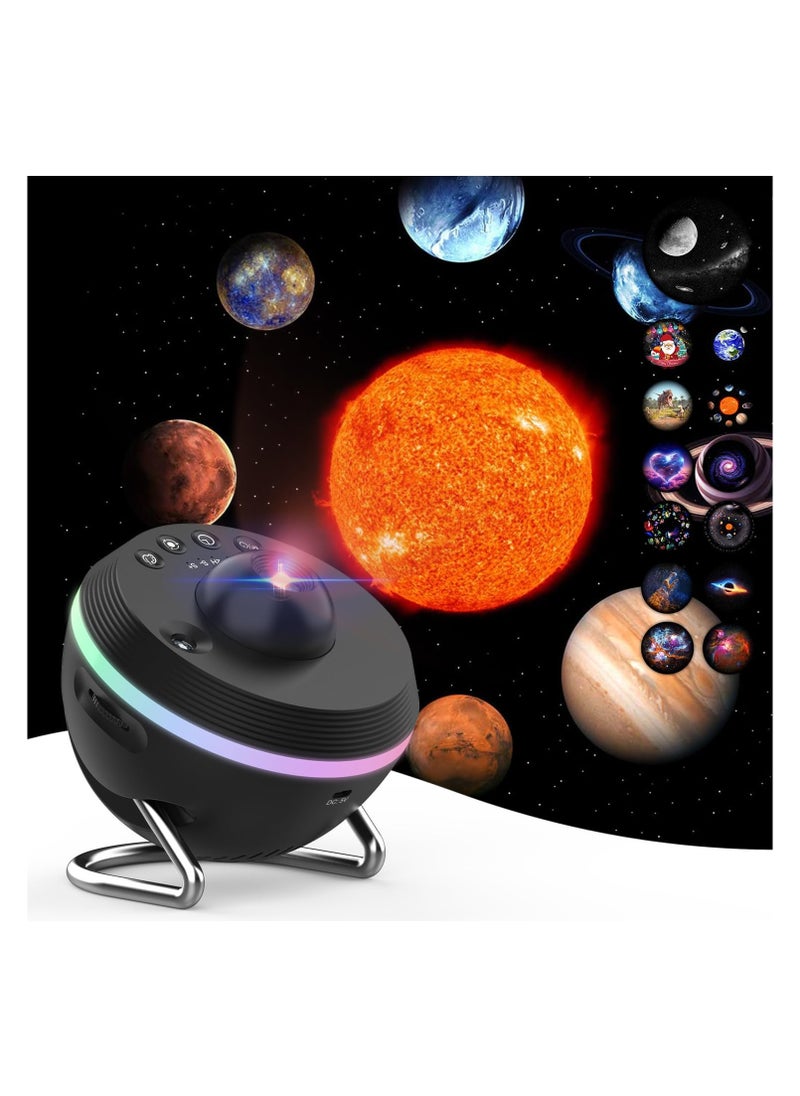 Generic - Meteor and Galaxy Projector with 12 built in Film Disc 5th Generation - Image 1