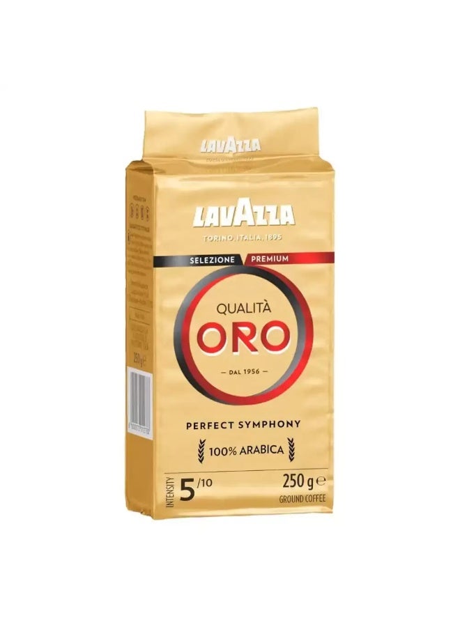 Lavazza Lavazza Qualita Oro 100percent Arabia Premium Ground Coffee 5 Intensity- 250gms