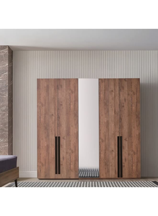 Joints خزانة ملابس Engineered Wood بني  ٢٠٠×٢٢٠×٥٠ سم - Image 1