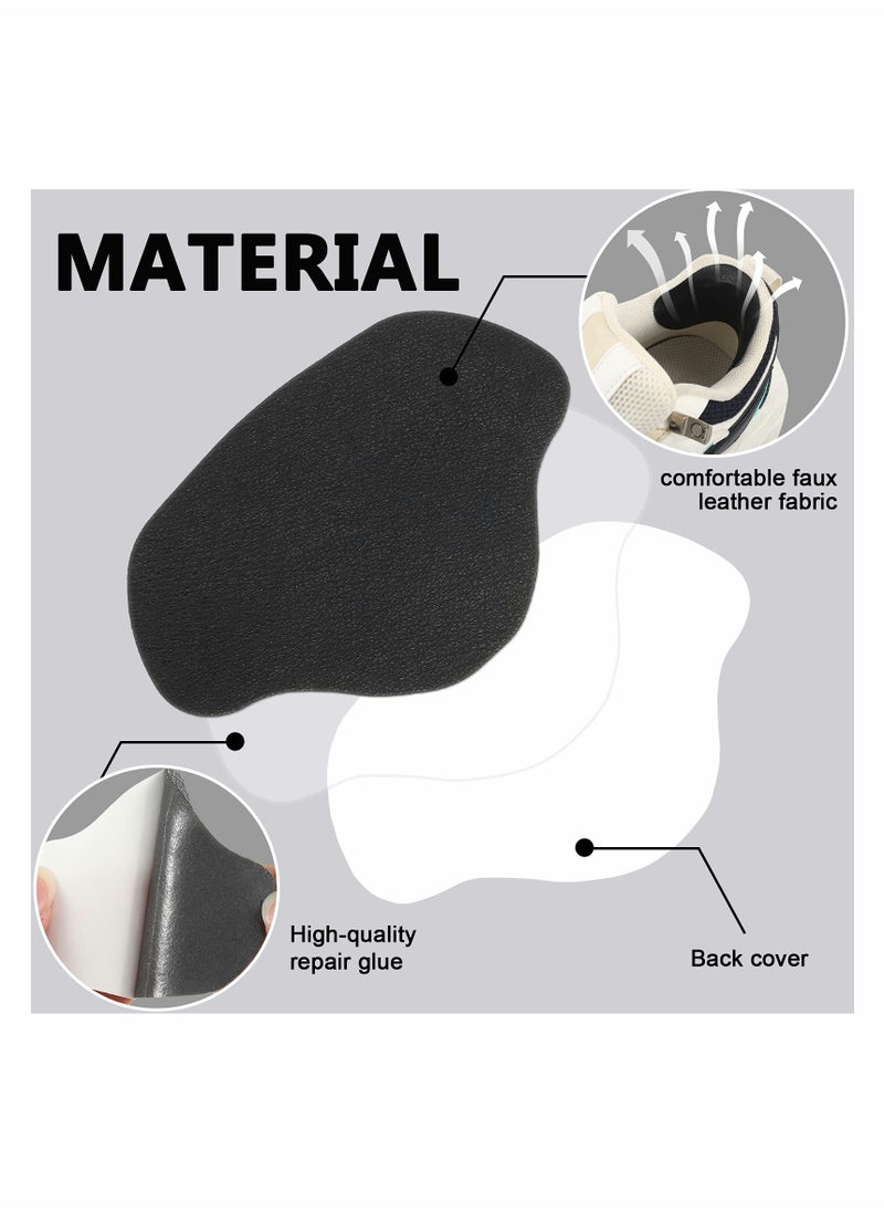 SYOSI - Shoe Heel Repair Patch Kit,  Shoe Sneaker Hole Repair Patch Self-Adhesive Shoe Heel Wear Hole Prevention Patch Insert for Most Types of Shoes and Seats, Large and Small (8 Pairs) - Image 1