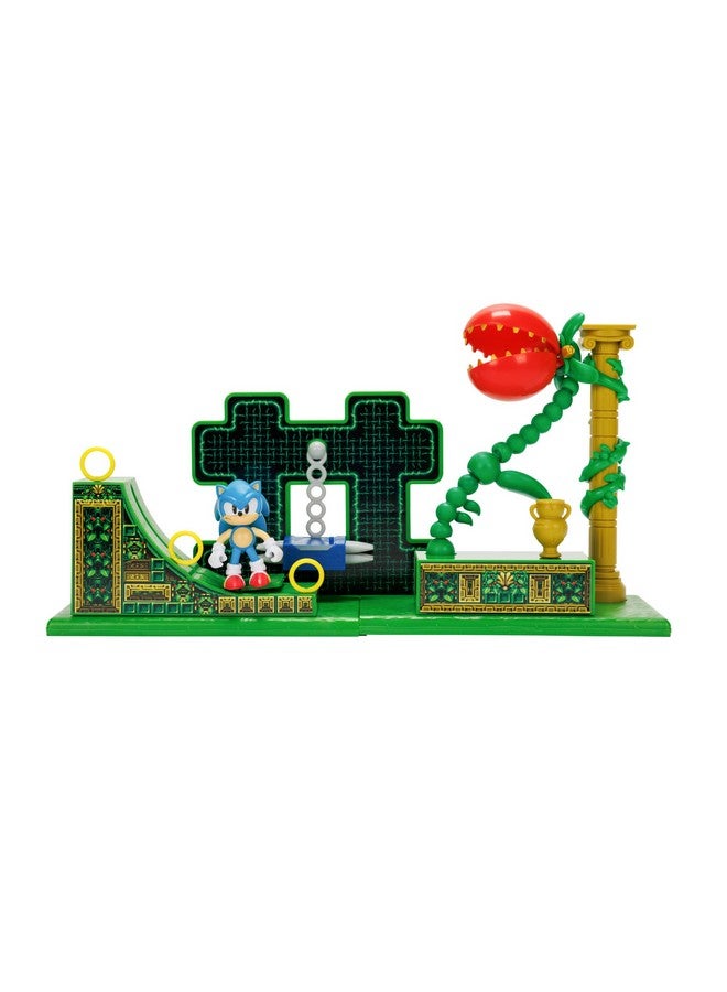 Sonic The Hedgehog Stardust Speedway Zone Playset with 2.5" Sonic Action Figure - Image 1