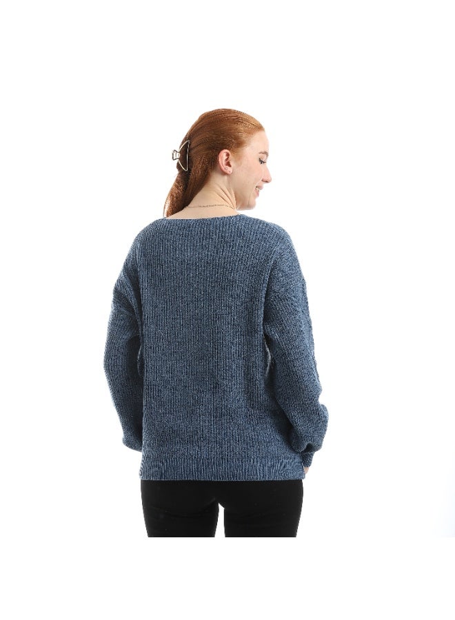 سيزار كارديجان حريمي صوف مزود بزراير من الأمام - Image 3