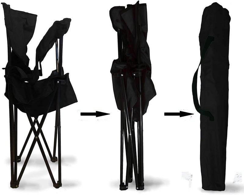 JAPTI Folding Chair with Portable Carry Bag for Storage and Travel 1 pcsMulticolour - Image 3