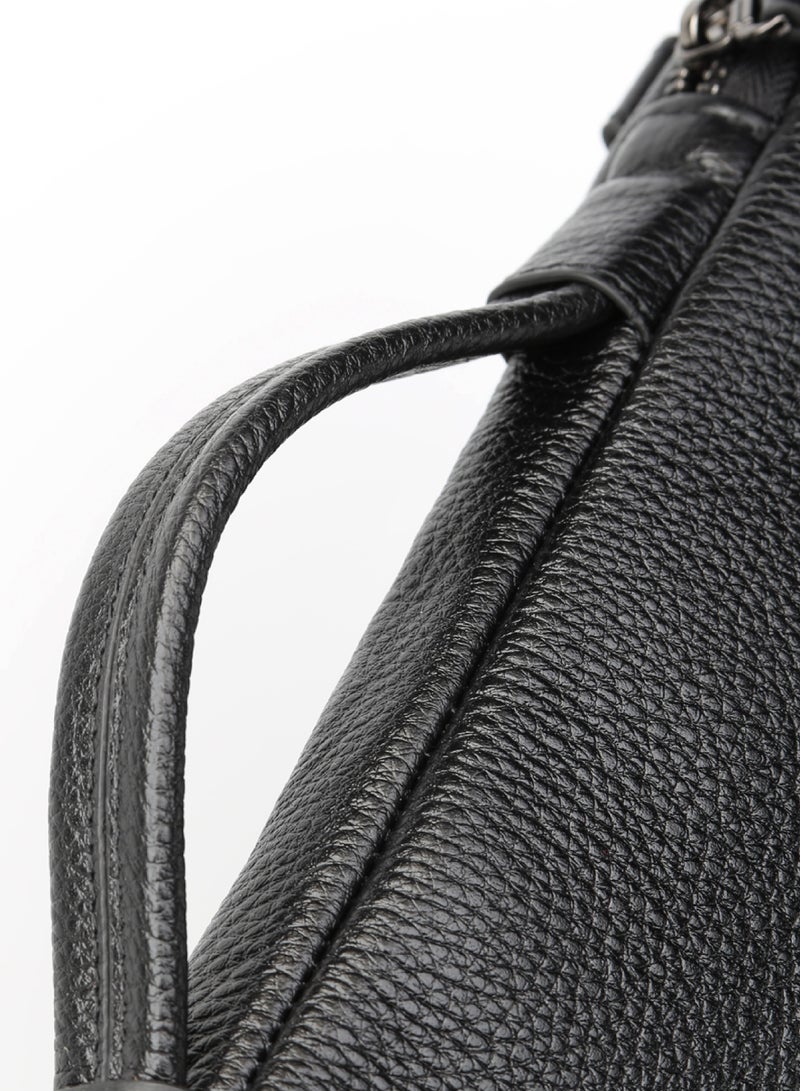 Bond Leather Laptop Bag Black - 1223 / 1418 - Image 3