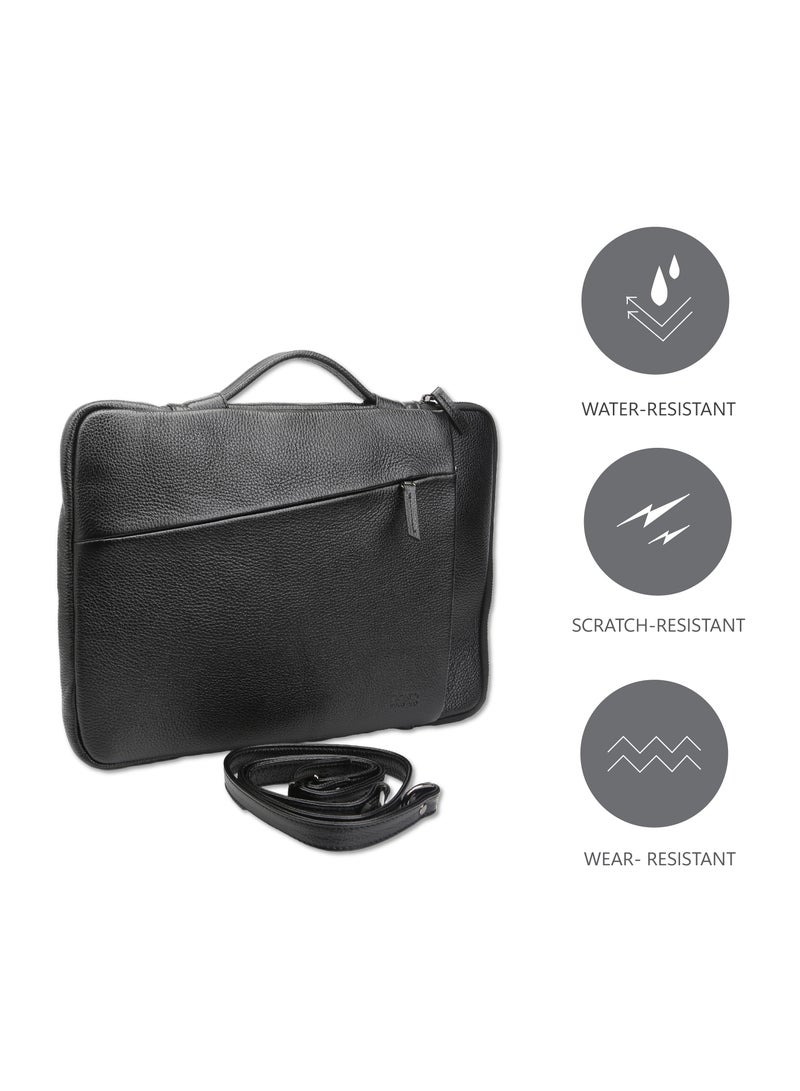 Bond Leather Laptop Bag Black - 1223 / 1418 - Image 5
