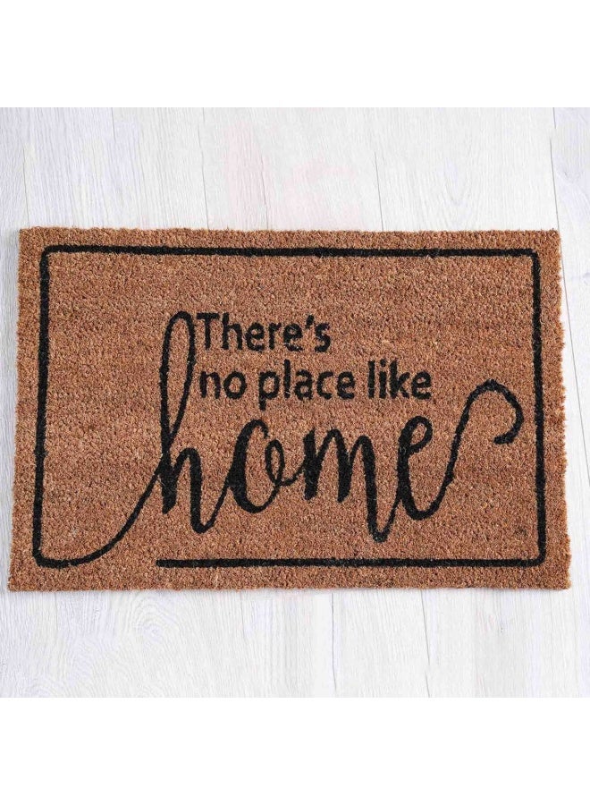 Pan Home سجادة باب كادي | مخطط طبيعي/أسود | مضاد للانزلاق | 40 × 60 سم - Image 2