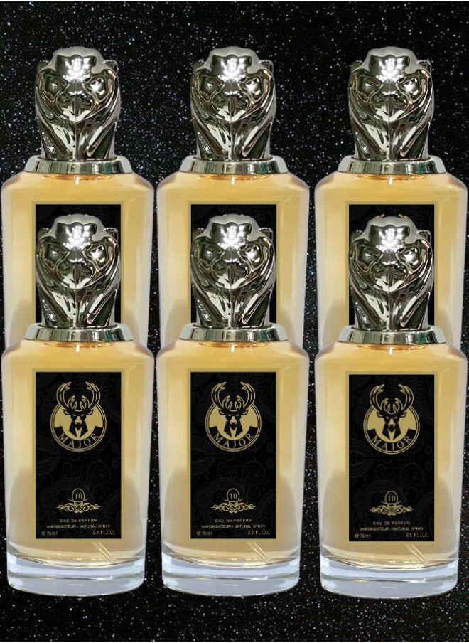 مايجور 6 قطع عطر ماجور رقم 10 75 مل  - Image 1
