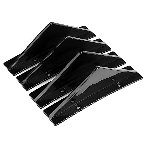 AICEL 4 قطع جناح شفة م diffuser خلفي للسيارة، ملحقات مضادة للصدمات، واقي زعنفة القرش، شفة مقسم خلفي مع براغي، زينة عالمية للسيارة SUV شاحنة - Image 5