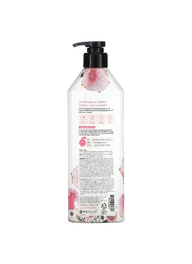 Kerasys - Kerasys, Lovely Romantic Perfume Shampoo, 20.3 fl oz (600 ml) - Image 1