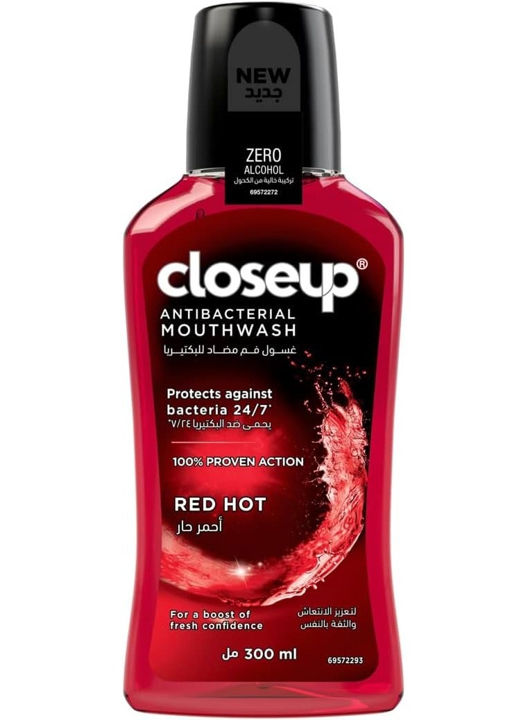 كلوس أب غسول الفم ريد هوت مضاد للبكتيريا 300 مل - Image 1