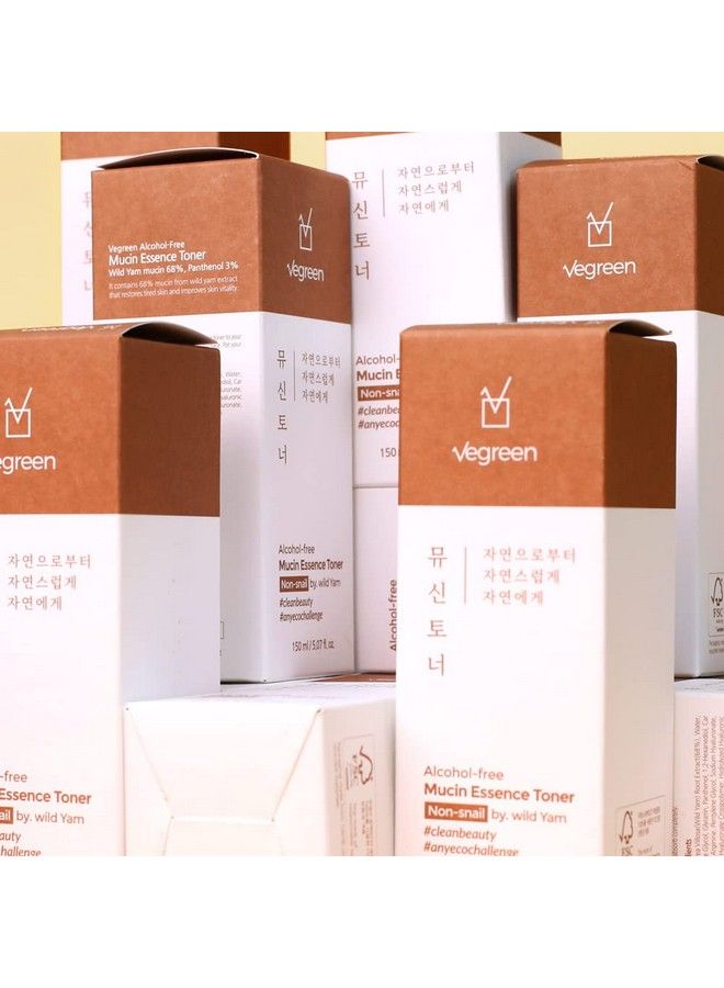 VEGREEN تونر موستين خالي من الكحول 150 مل | فيتوموسين | مهدئ | تونر يومي للوجه | خالي من الزيوت الأساسية - Image 3