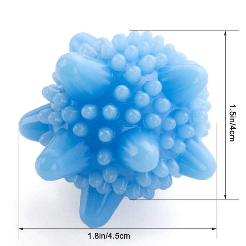 Qicfrk Washer Balls, Laundry Balls, Solid Colorful Laundry Ball, Washing Ball Tangle-Free Reusable Dryer Balls, Lint Catcher for Washing Machine (15 pcs) - Image 2